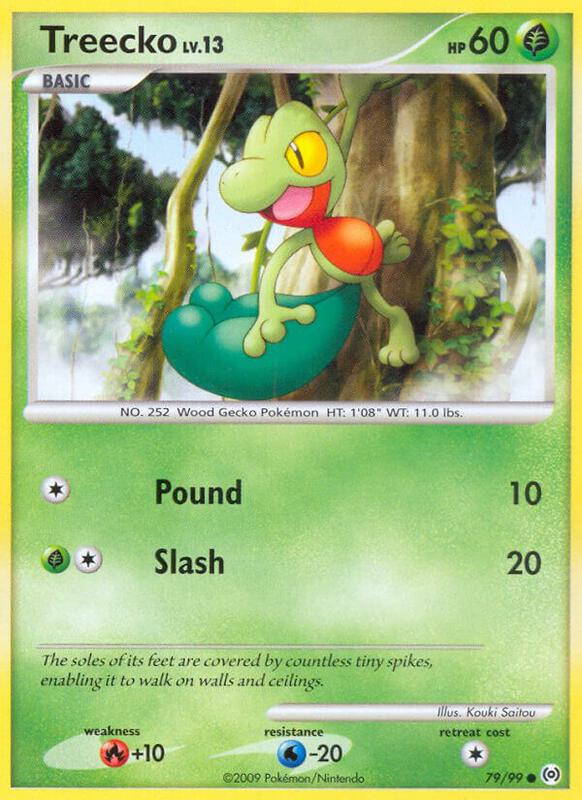 Treecko (79) Pokemon card from Arceus