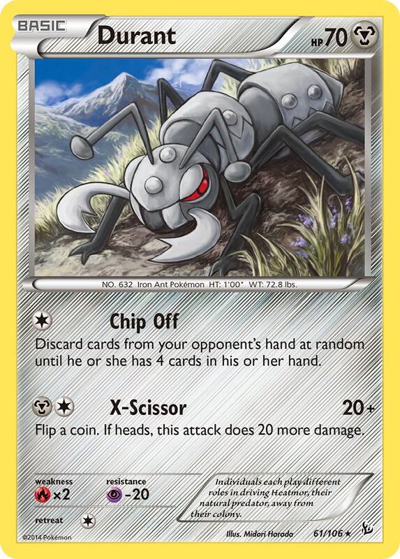 Durant Pokemon card from XY - Flashfire