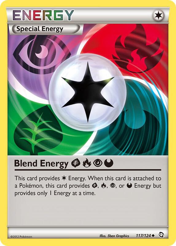Blend Energy GFPD Pokemon card from Dragons Exalted