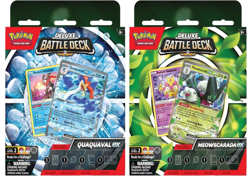 Deluxe Battle Deck: Quaquaval ex/Meowscarada ex [Set of 2] Pokemon card from TCG: Tempest