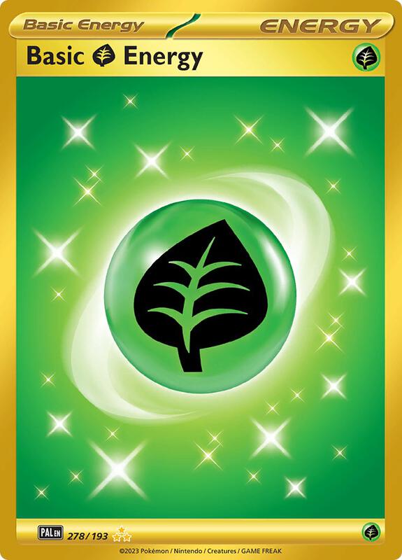 Basic Grass Energy Pokemon card from SV02: Paldea Evolved