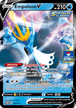Empoleon V (S-P/ID 059) Sword & Shield Indonesian Promos ID