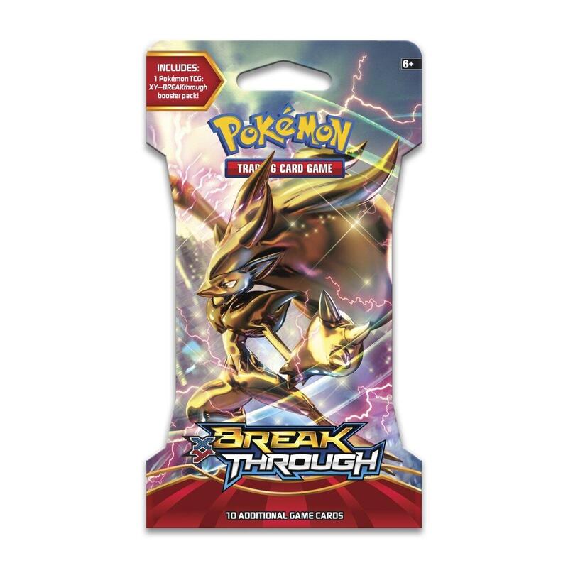 BREAKthrough Sleeved Booster Pack Pokemon card from XY - BREAKthrough
