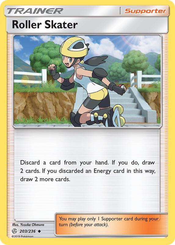 Roller Skater Pokemon card from SM - Cosmic Eclipse