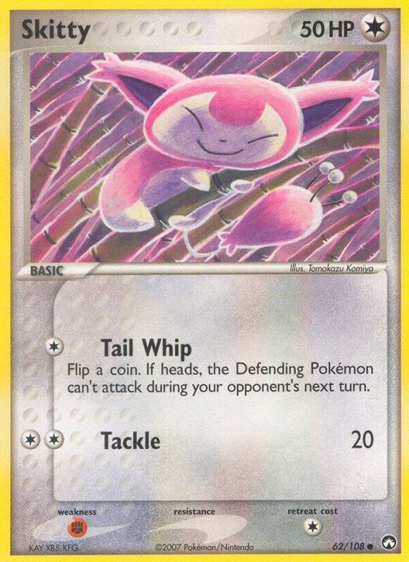 Skitty Pokemon card from Power Keepers