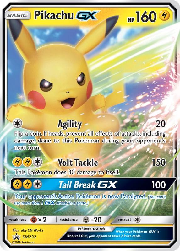 Pikachu GX - SM232 Pokemon card from SM Promos