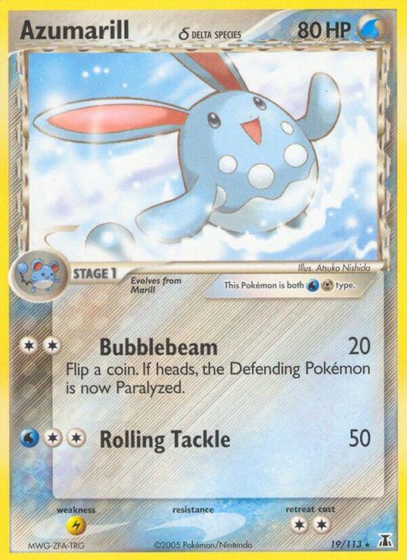 Azumarill (Delta Species) Pokemon card from Delta Species