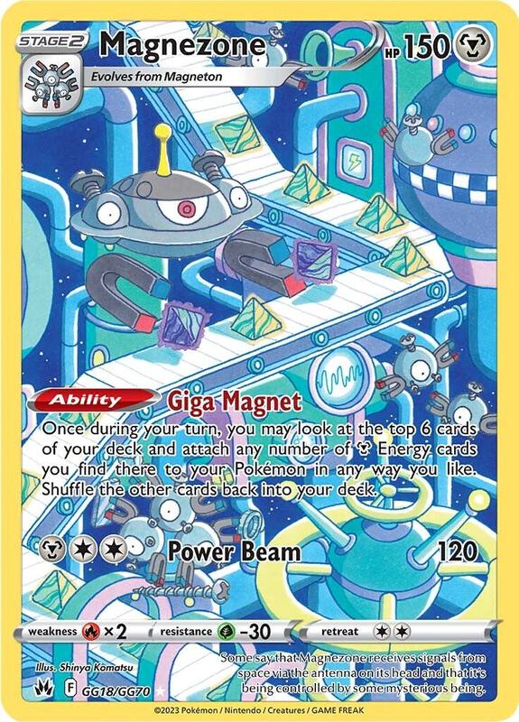 Magnezone Pokemon card from Crown Zenith: Galarian Gallery