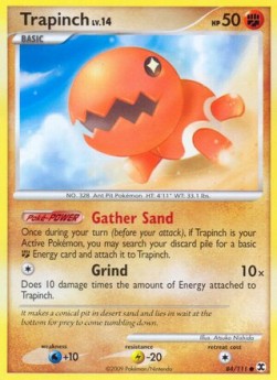 Trapinch Lv.14 (Holo) Pokemon card from Rising Rivals