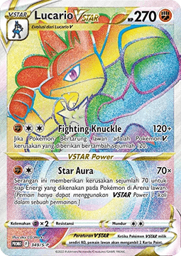 Lucario VSTAR (S-P/ID 349) Sword & Shield Indonesian Promos ID