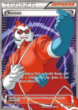 Xerosic Pokemon card from Phantom Forces