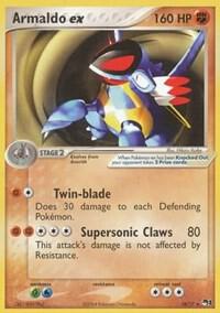 Armaldo ex (Non-Holo) Pokemon card from POP Series 1