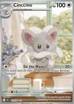 Cinccino Pokemon card from Black Bolt