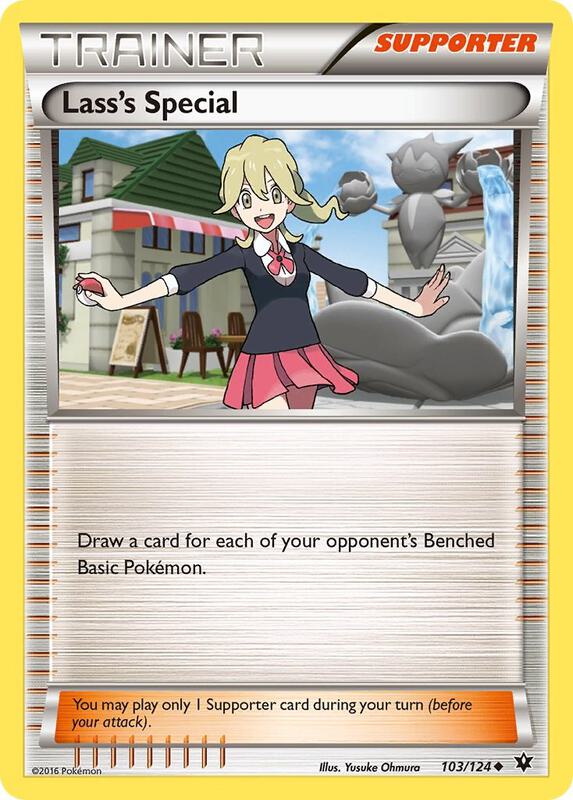 Lass's Special Pokemon card from XY - Fates Collide