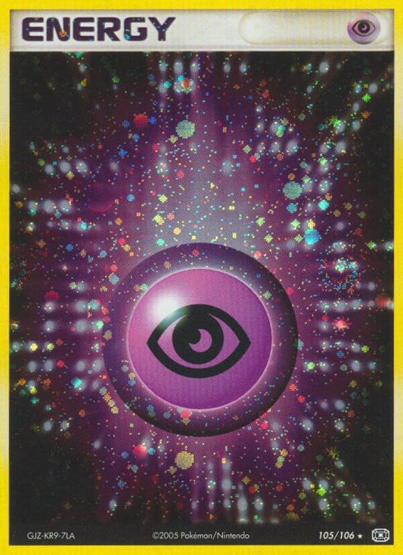 Psychic Energy Pokemon card from Emerald