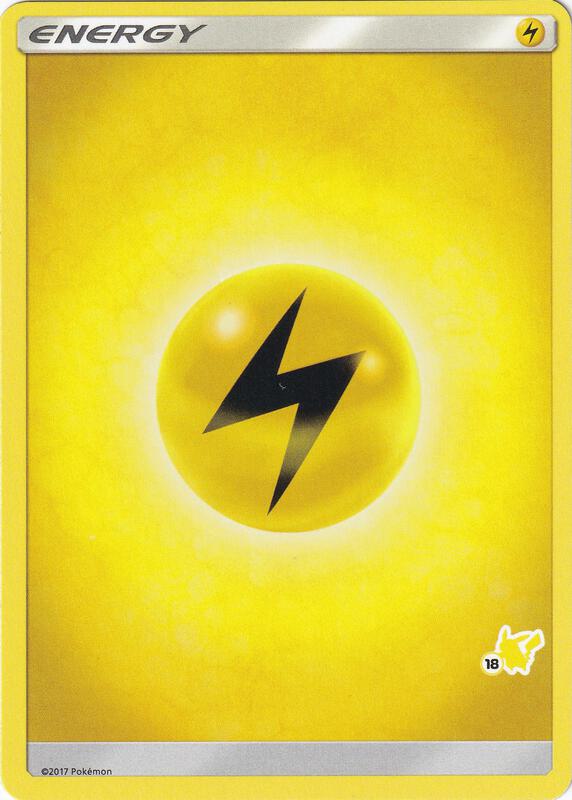 Lightning Energy (#18 Pikachu Stamped) Pokemon card from Battle Academy