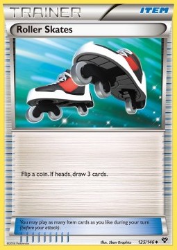 Roller Skates Pokemon card from XY