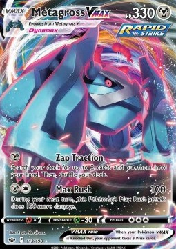 Metagross VMAX Pokemon card from Chilling Reign