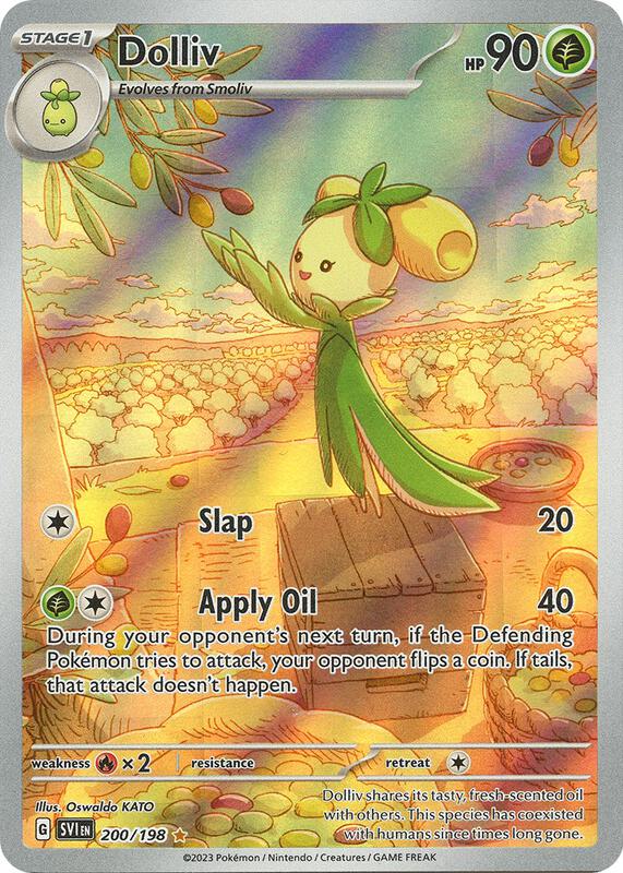 Dolliv Pokemon card from SV01: Scarlet & Violet Base Set