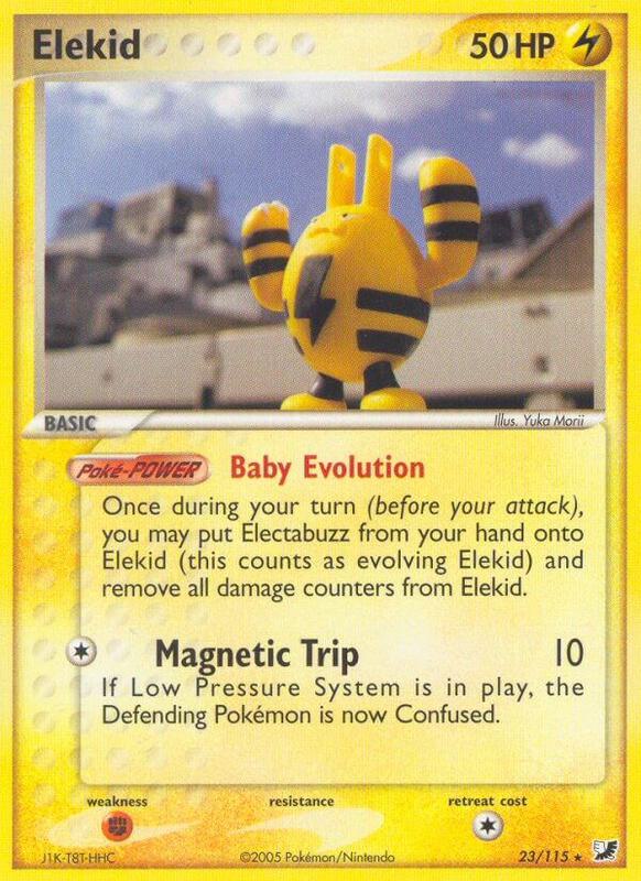 Elekid Pokemon card from Unseen Forces