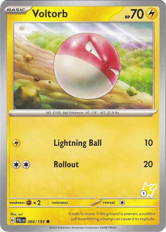 Voltorb - Pikachu 1 Pokemon card from Battle Academy 2024