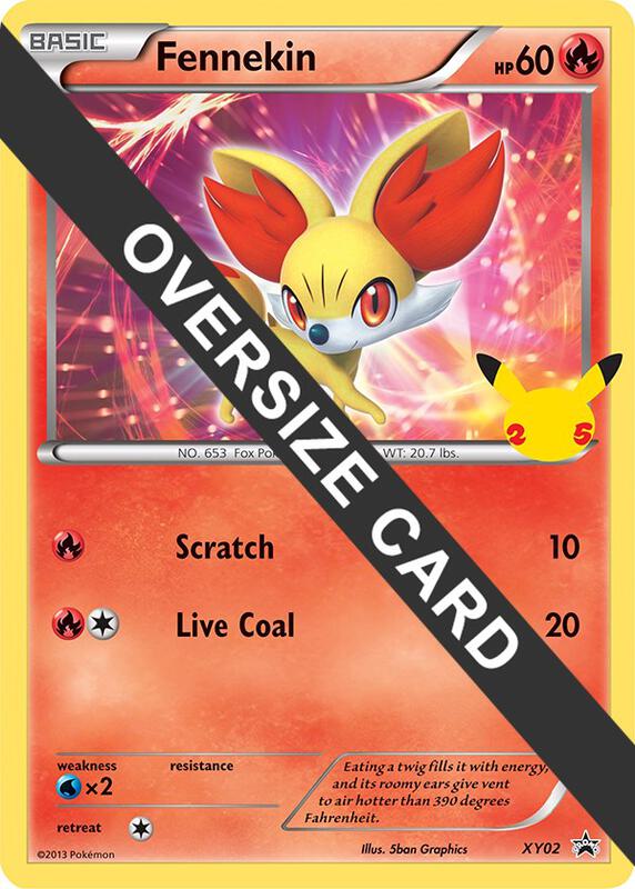 Fennekin Pokemon card from First Partner Pack