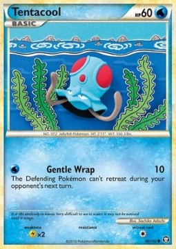 Tentacool Pokemon card from Triumphant