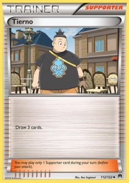 Tierno Pokemon card from BREAKpoint