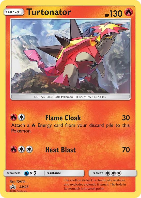 Turtonator - SM27 Pokemon card from SM Promos