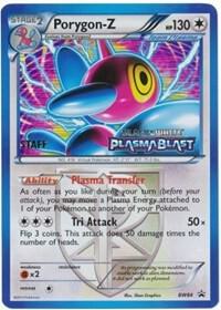 Porygon-Z (Team Plasma) - BW84 (Prerelease) [Staff] Pokemon card from Black and White Promos