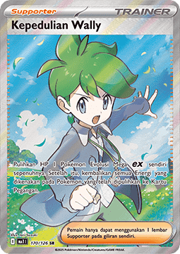 Wally's Compassion Pokemon card from Mega Evolution IDTH