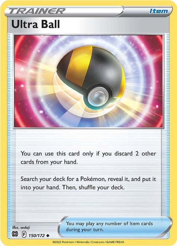 Ultra Ball Pokemon card from SWSH09: Brilliant Stars