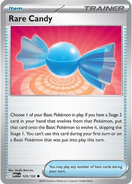 Rare Candy Pokemon card from ME01: Mega Evolution