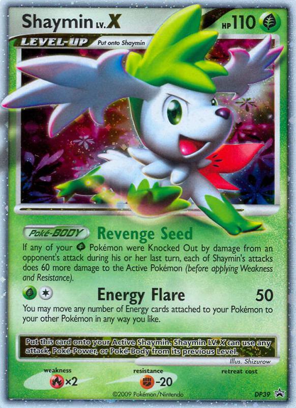 Shaymin LV.X - DP39 Pokemon card from Diamond and Pearl Promos