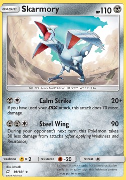 Skarmory Pokemon card from Team Up