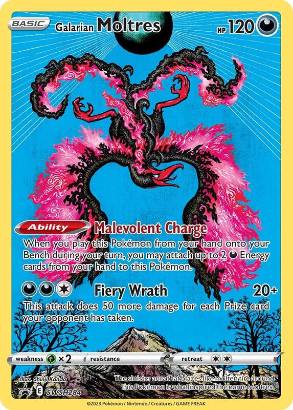 Galarian Moltres - SWSH284 Pokemon card from SWSH: Sword & Shield Promo Cards