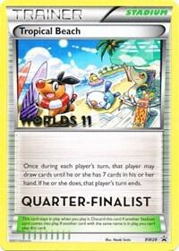Tropical Beach - BW28 (Worlds 11) [Quarter-Finalist] Pokemon card from Black and White Promos