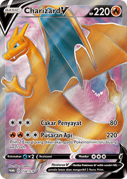 Charizard V (S-P/ID 132) Sword & Shield Indonesian Promos