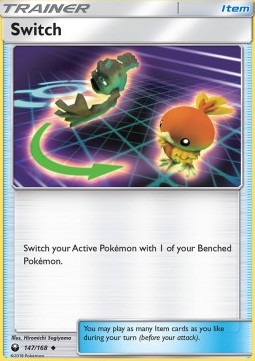 Switch (Holo) Pokemon card from Celestial Storm