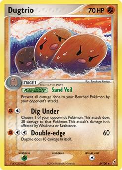 Dugtrio Pokemon card from Deck Exclusives