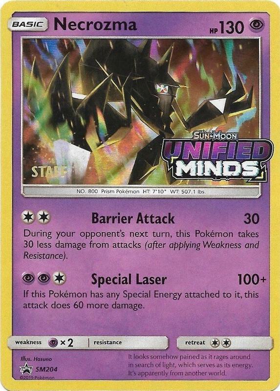 Necrozma - SM204 (Prerelease) [Staff] Pokemon card from SM Promos