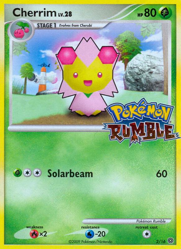 Cherrim Pokemon card from Rumble