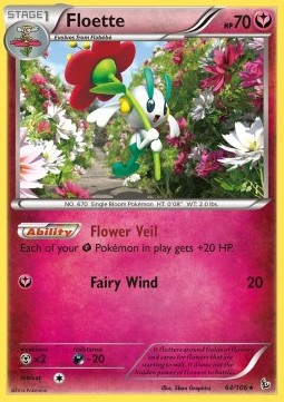 Floette Pokemon card from Flashfire