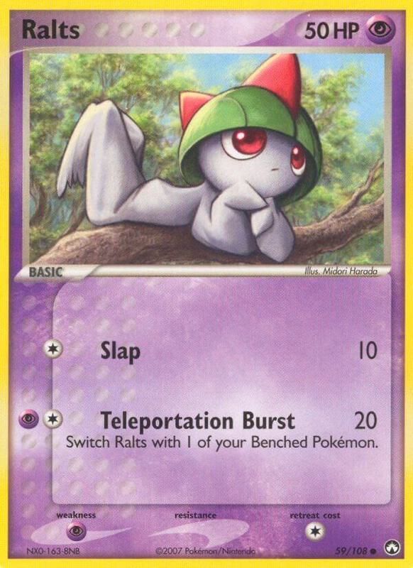 Ralts Pokemon card from Power Keepers