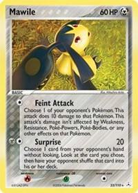 Mawile Pokemon card from Holon Phantoms