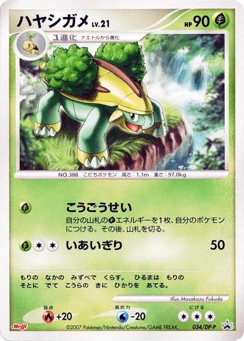 Grotle - 034/DP-P (Japanese) Pokemon card from DP-P Promotional cards