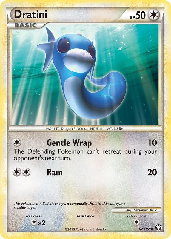 Dratini Pokemon card from Triumphant