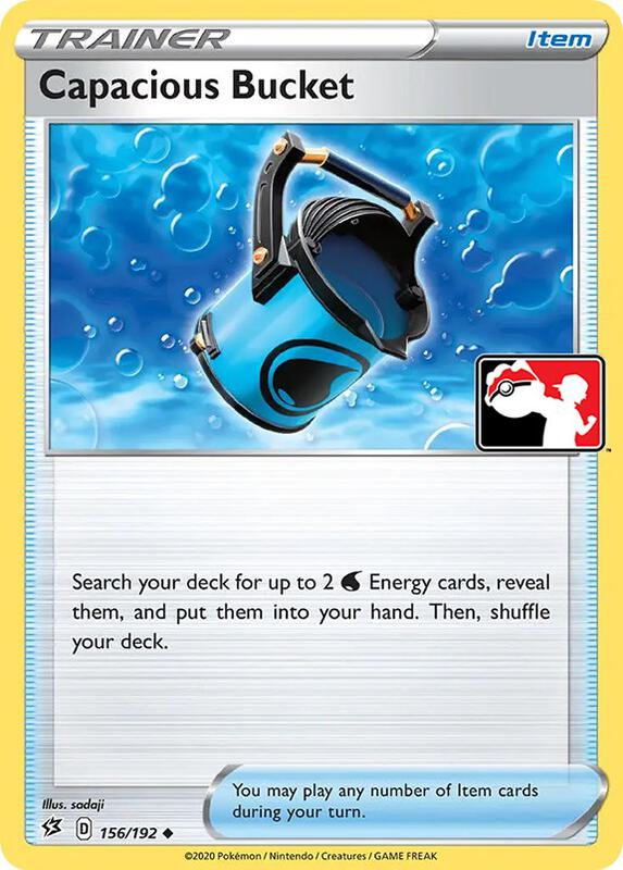 Capacious Bucket Pokemon card from Prize Pack Series Cards