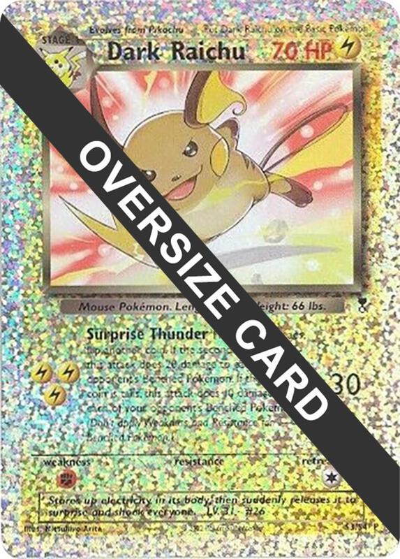 Dark Raichu - S3/S4 (Box Topper) Pokemon card from Jumbo Cards