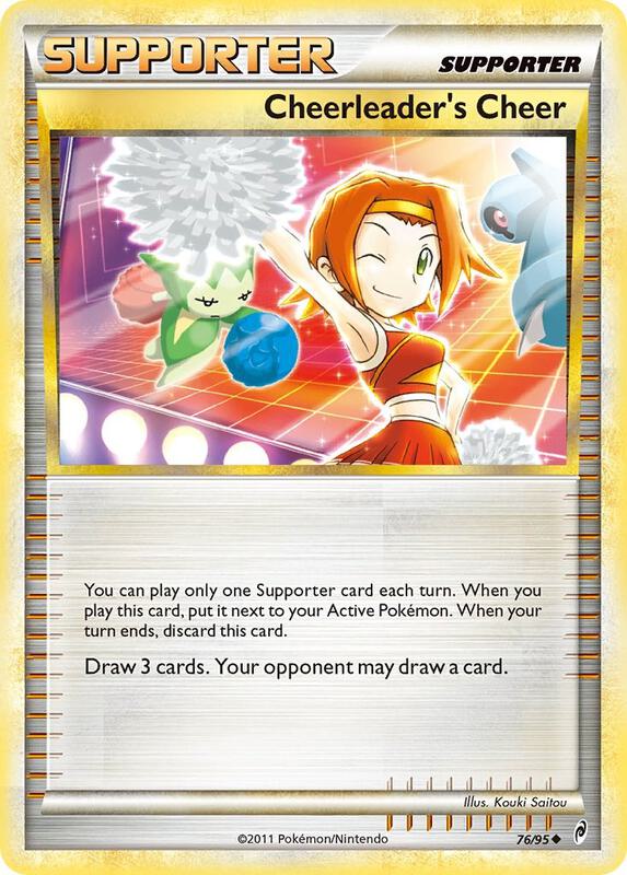 Cheerleader's Cheer Pokemon card from Call of Legends